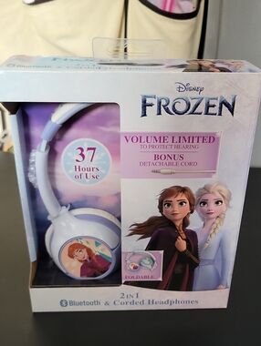 Disney FROZEN Kids Bluetooth & Corded Headphones — Light Purple